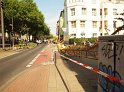 Baukran umgestuerzt Koeln Suelz Suelzguertel P010